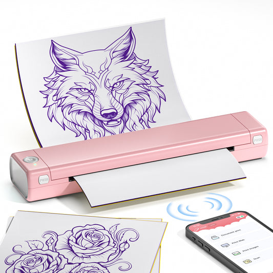 M08F Pink Tattoo Printer